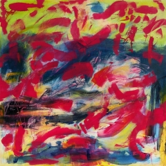 Untitled, 48” x 48” Acrylic on canvas