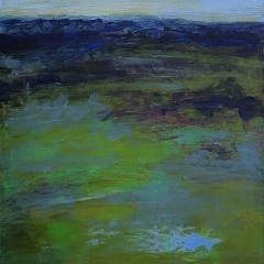 Untitled, 12" x 6" Acrylic on cradled board