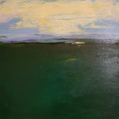 A Place Where The World is Quiet, 16" x  16" Acrylic on canvas