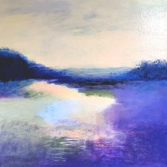 Reflection, 20" x 20" Acrylic on canvas