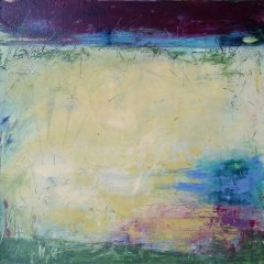 Untitled, 12" x12”, Oil and cold wax on board