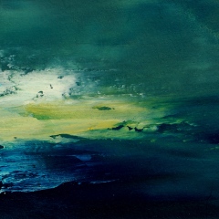 Untitled, 6”x 9” Oil and cold wax on arches oil paper