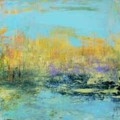 Untitled, 12" x 12" Oil and cold wax on board - SOLD