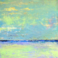 Untitled, 12” x 12” Oil and cold wax on board