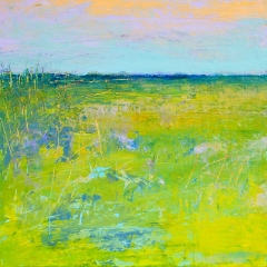 Untitled, 12” x 12” Oil and cold wax on board